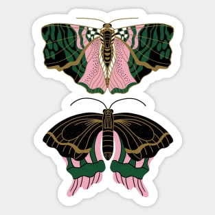 Deco Moths Sticker